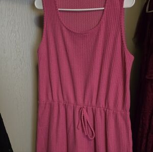 SHEIN Pink Midi Dress